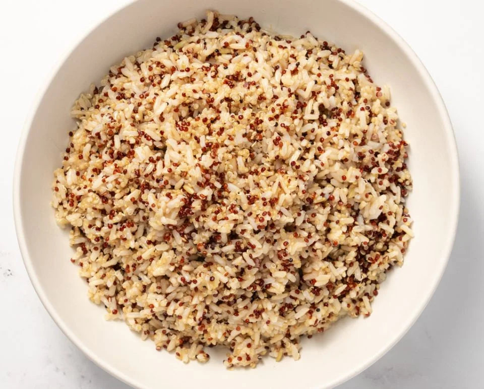 Quinoa y arroz integral