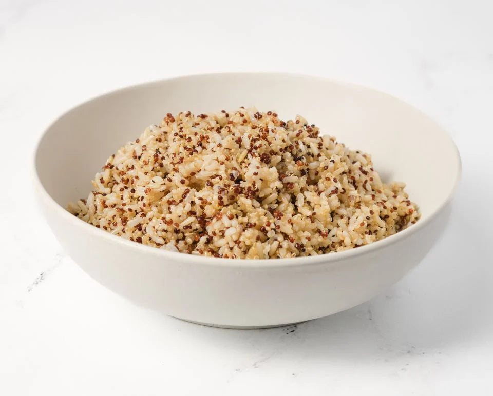 Quinoa y arroz integral